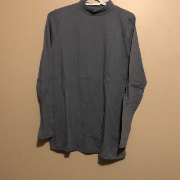 Plain Long Sleeve Shirt Blue - Picture 1 of 1